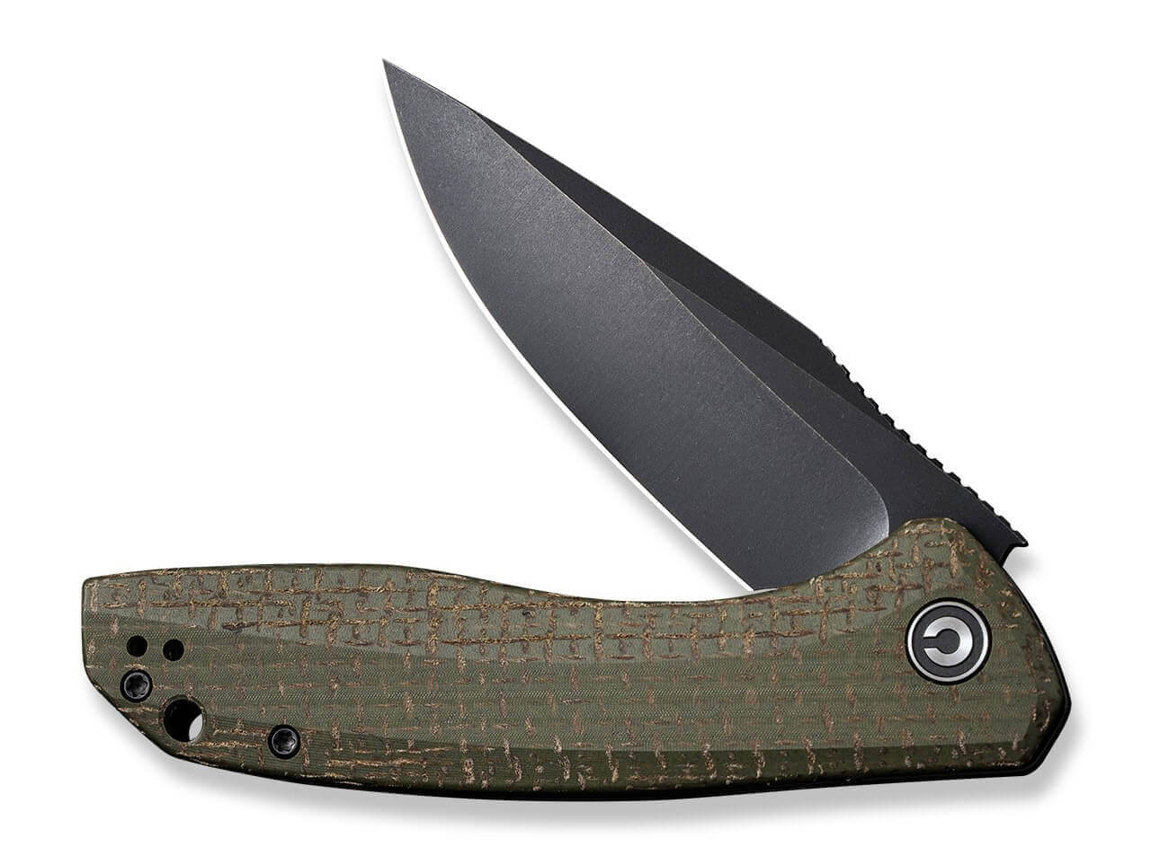 Baklash Coarse Micarta Green