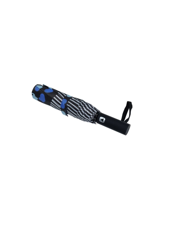 COFI 1453 Teleskop Taschenschirm mit Schutzhülle ø100 cm Wind- und Regenfest in Blau günstig kaufen onesize