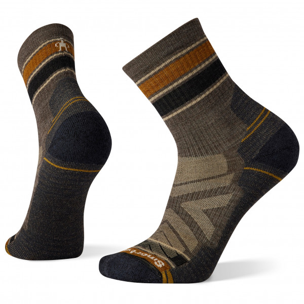 Smartwool - Performance Hike Light Cushion Striped Mid Crew - Wandersocken