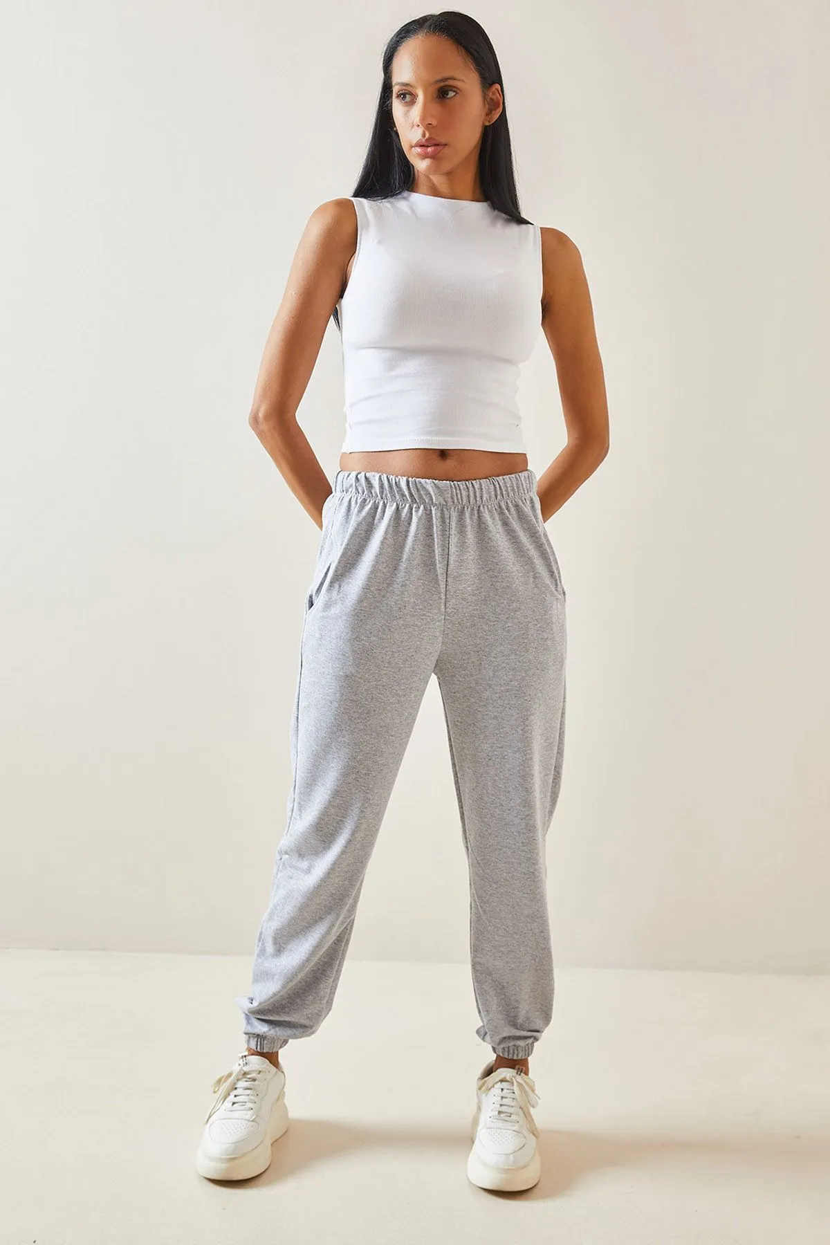 XHAN  Jogginghose - Grau - Slim
