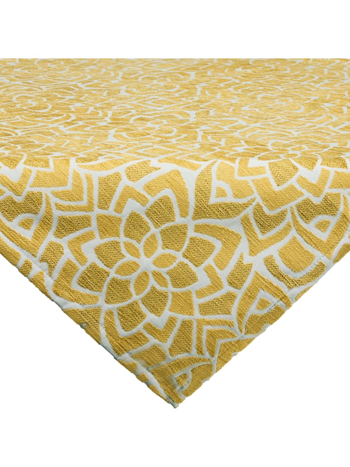 Erwin Müller Jacquard Mitteldecke in curry günstig kaufen 80 x 80 cm