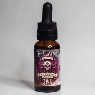 Villainy Ink Enamel - Carrion Crimson (30ml)