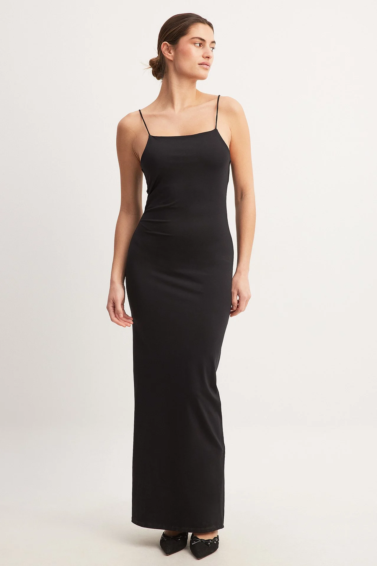 Geschnürtes Maxikleid