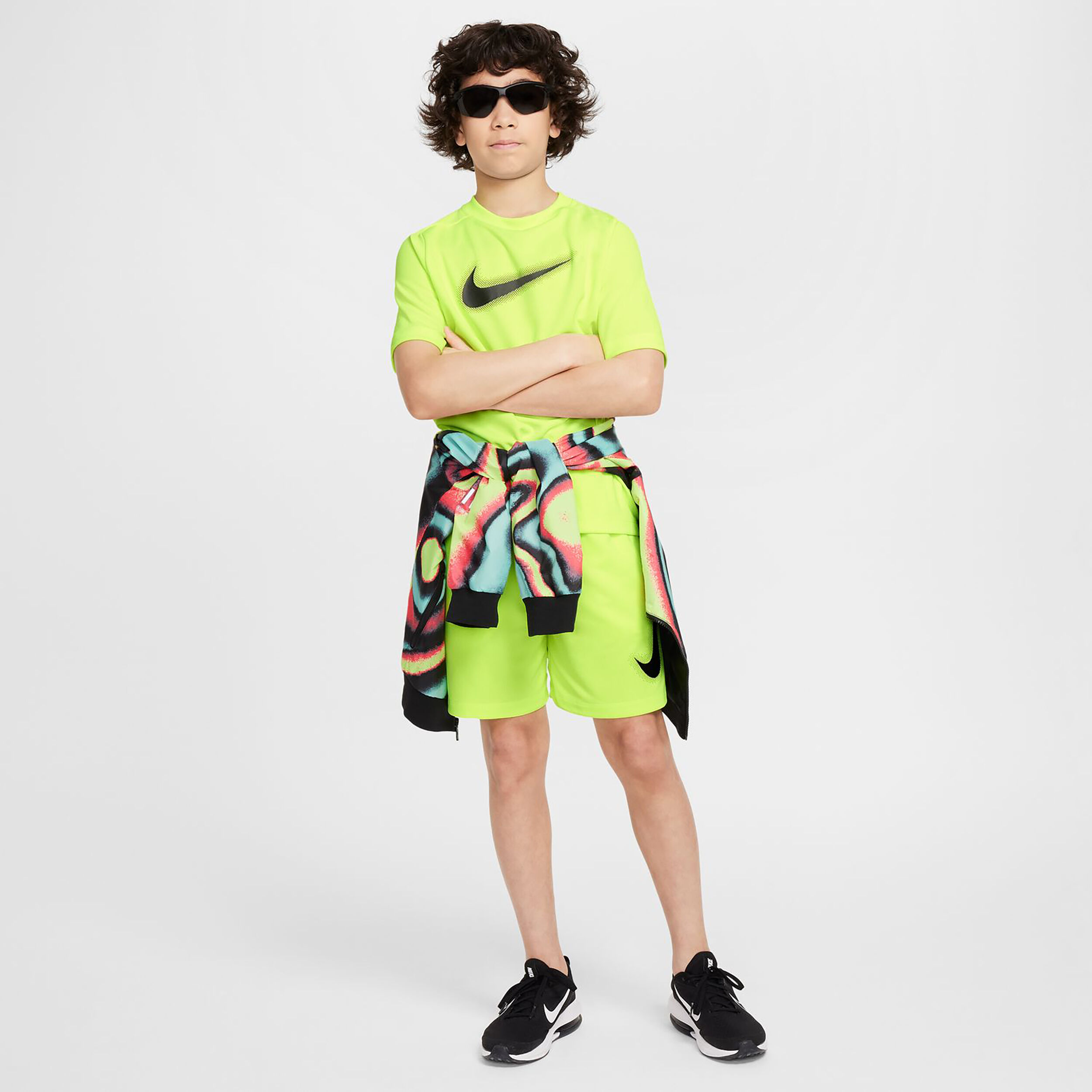 Dri-Fit Multi T-Shirt Jungen - Neongelb