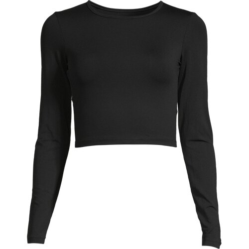 DAMEN SHIRT CROP LONG SLEEVE