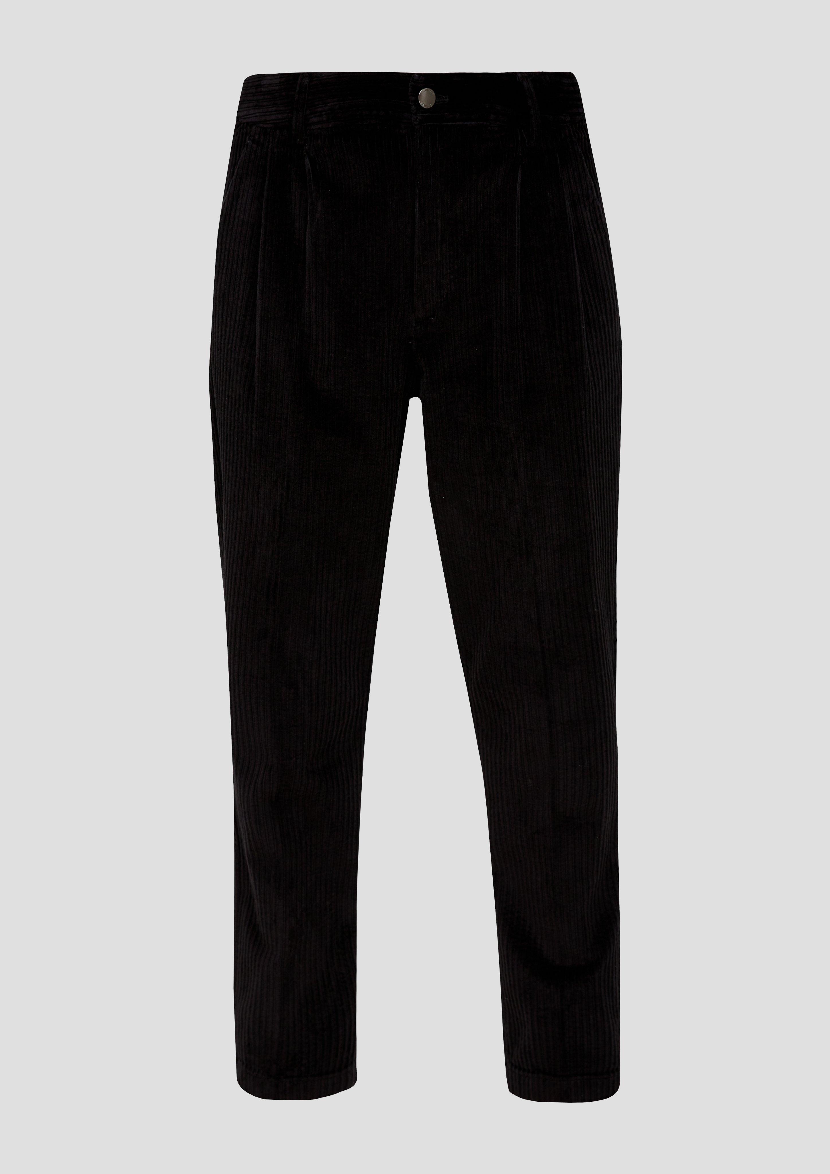 Regular: Bundfaltenhose aus Cord  2138060-9999
