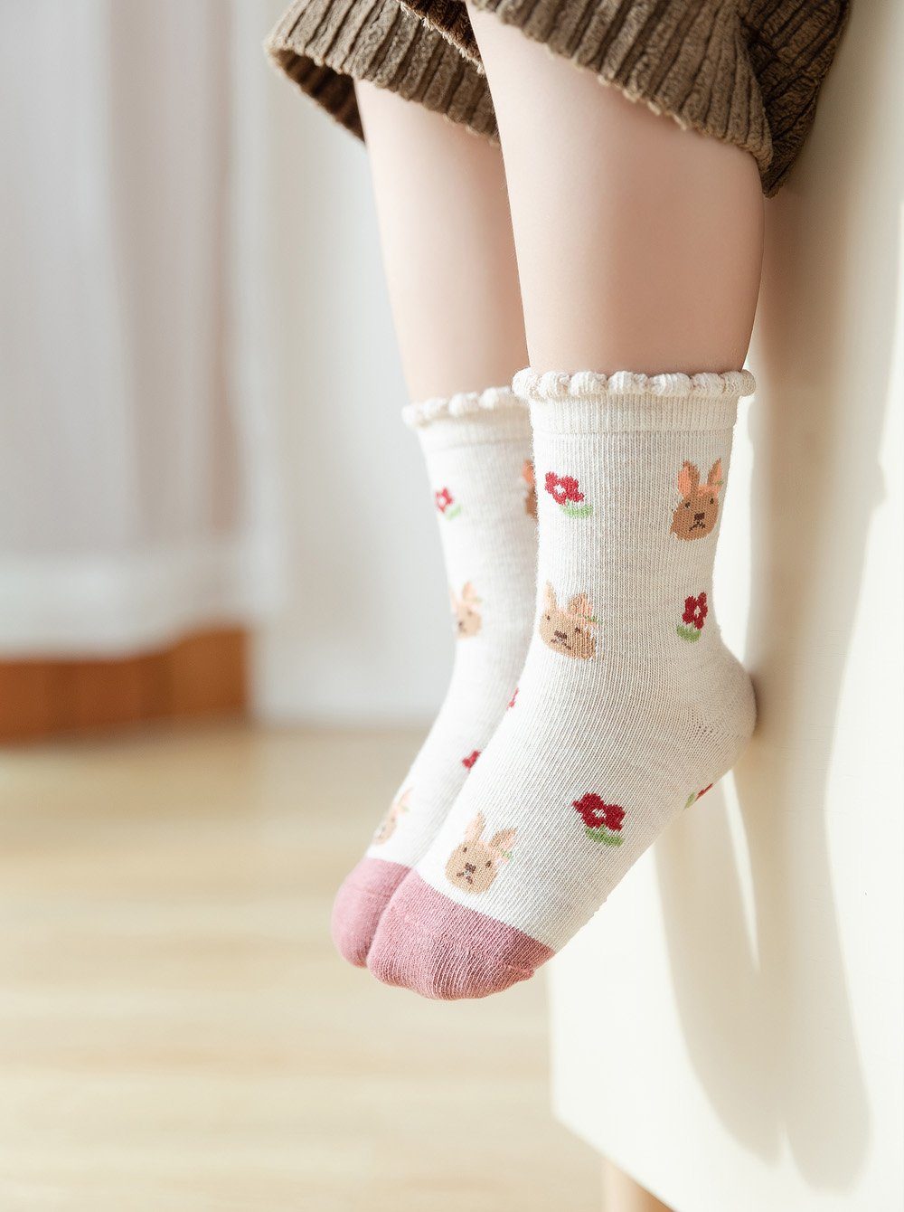 axy Socken axy Kinder Socken 5 Paar Multipack Mädchen Strümpfe (Set, 5er-Pack, 5 Paar) Geschenke Bunte Weich Neuheit Kindersocken