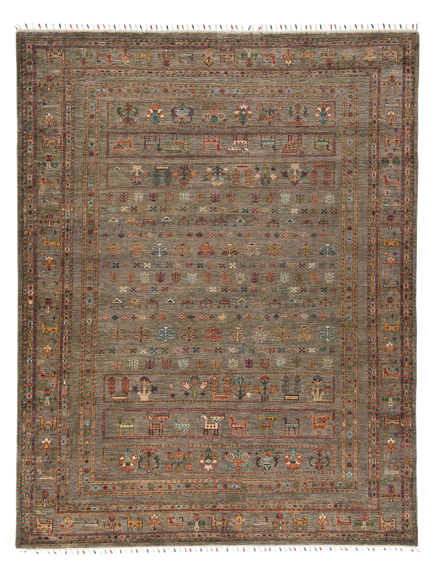 Chobi Schal ca. 177 x 230 cm, Unikat / Einzelstück