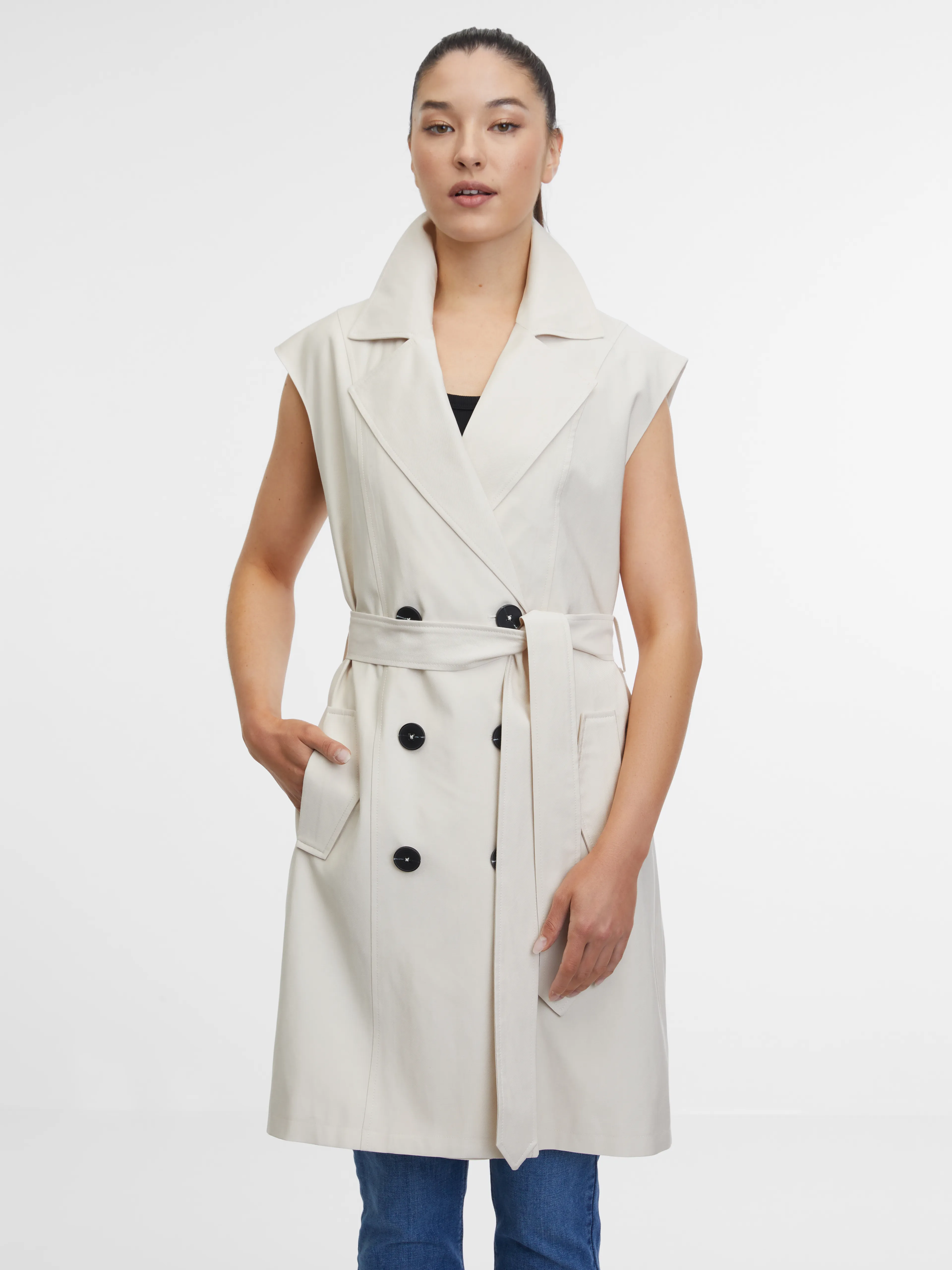 Beige Damen-Weste ORSAY
