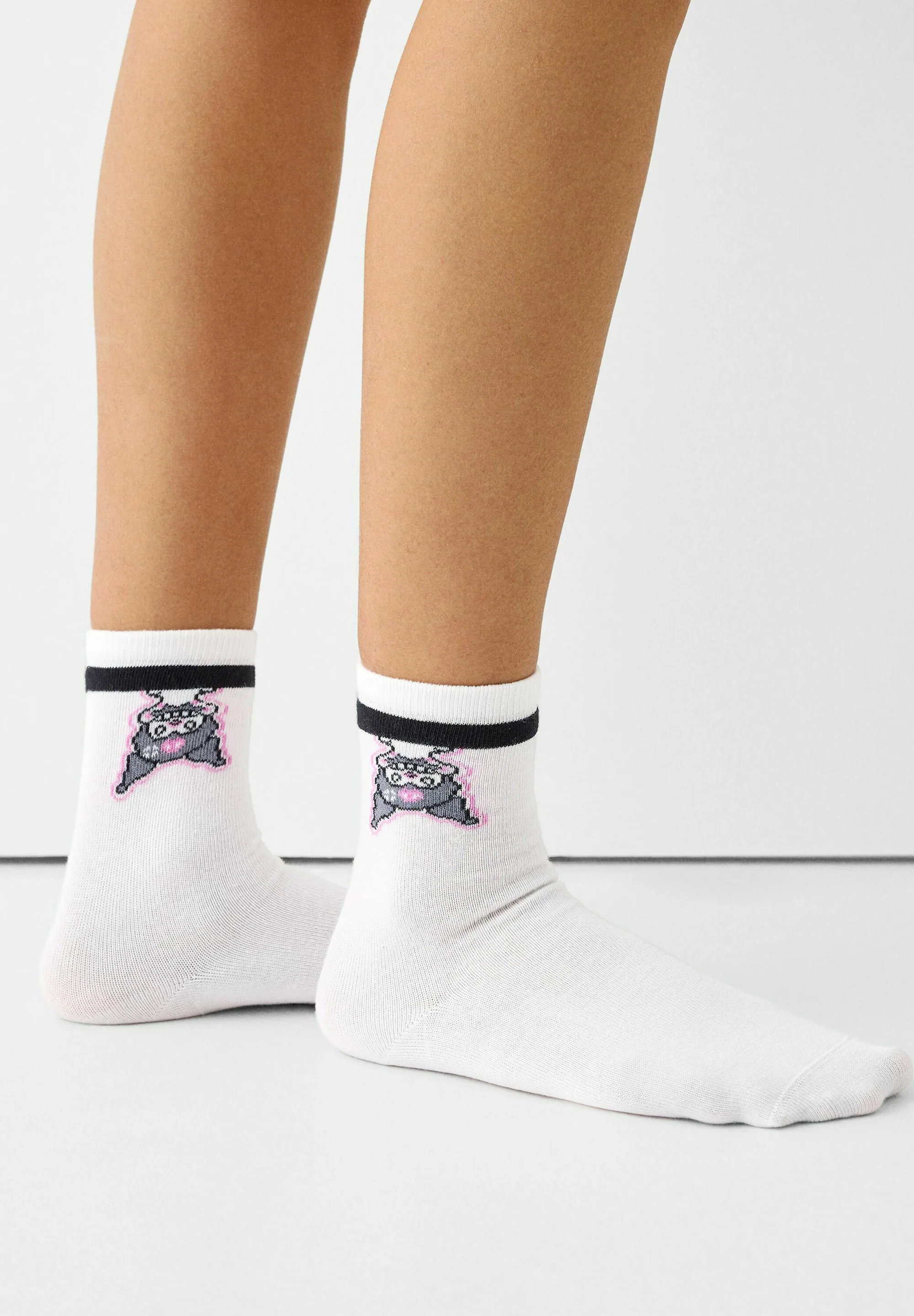 Bershka KUROMI-PACK DE 3 - Calcetines