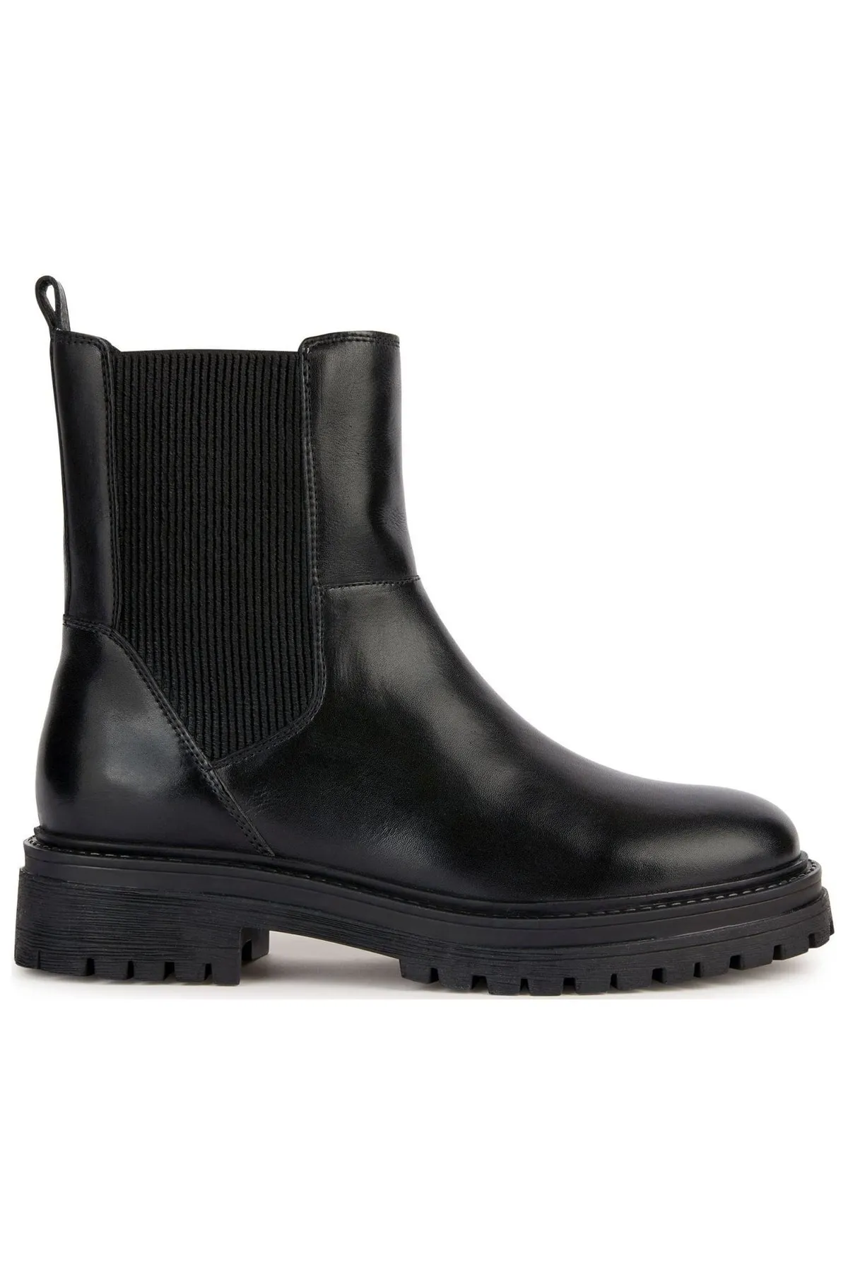 Geox  Stiefelette - Schwarz - Blockabsatz