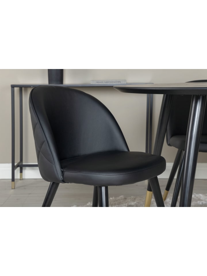 ebuy24 Essgruppe Dipp 34 Schwarz 115 x 115 cm günstig kaufen onesize