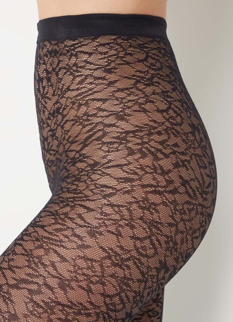 Wolford Floral Jacquard tights in 40 denier