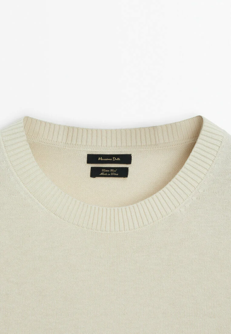Massimo Dutti CON CUELLO REDONDO - Suéter