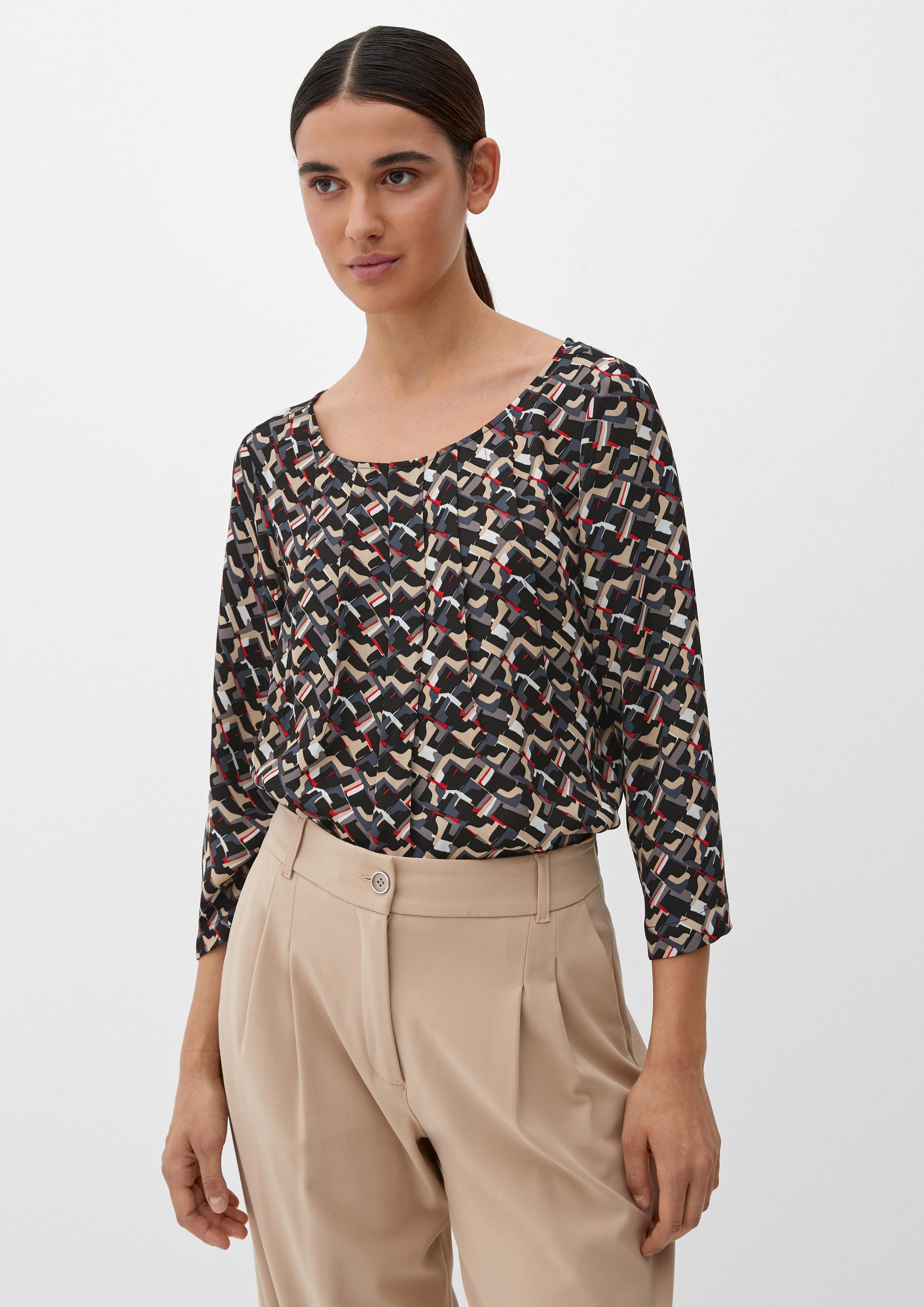 Bluse mit Raffdetail  2121604-99A1