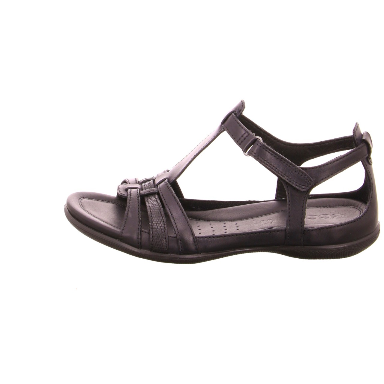 ECCO Komfort Sandalen schwarz Flash