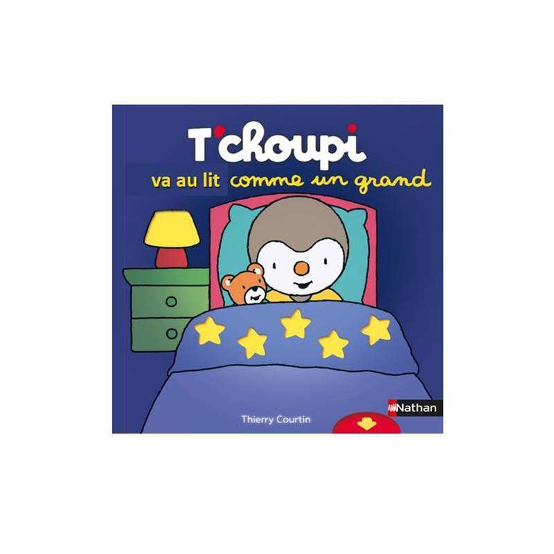 Livre T'choupi va au lit comme un grand - Nathan Jeunesse