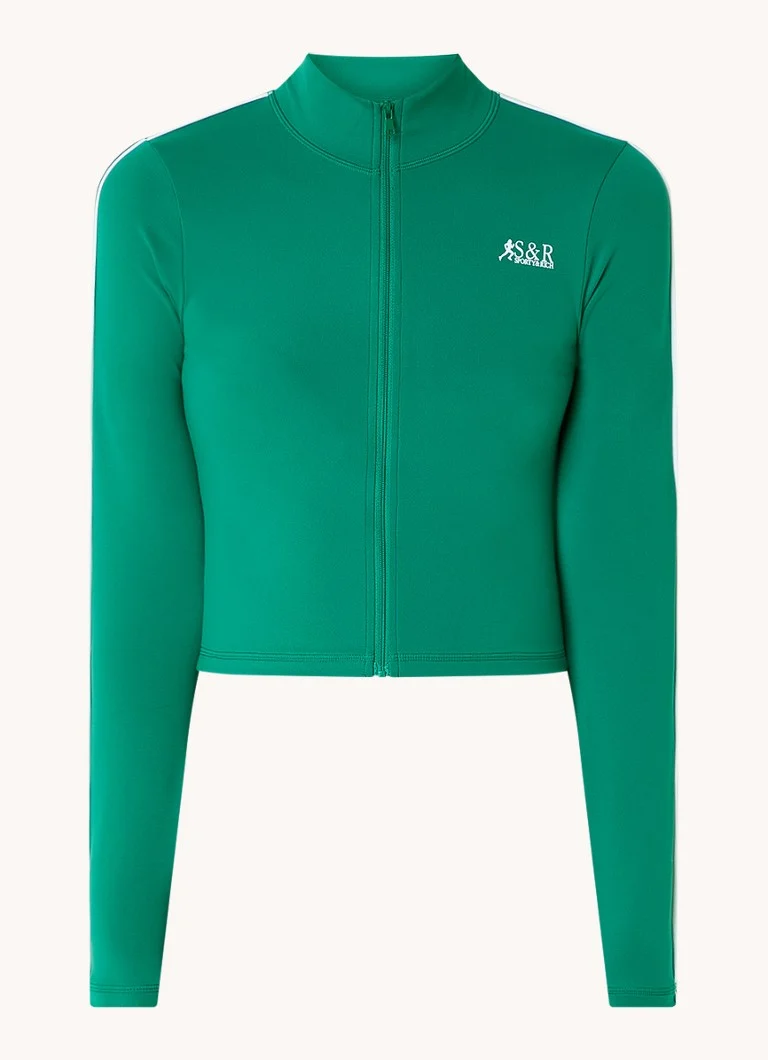 Sporty & Rich Cropped training vest with logo