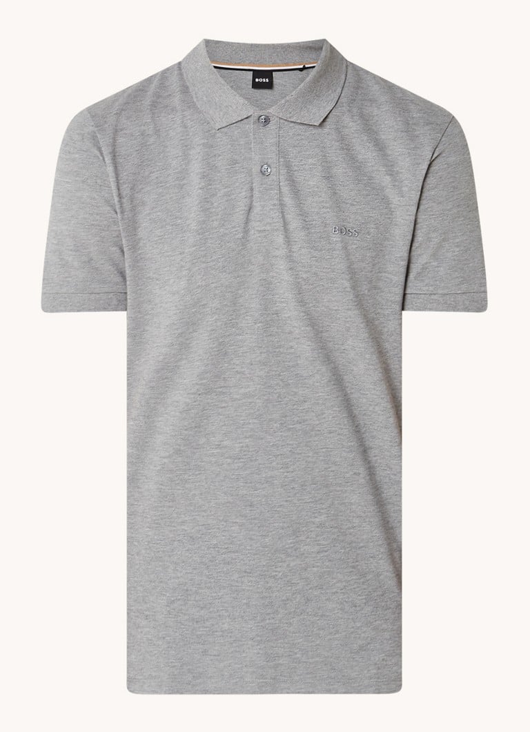 HUGO BOSS Pallas regulāra piegriezuma polo krekls no pikē kokvilnas
