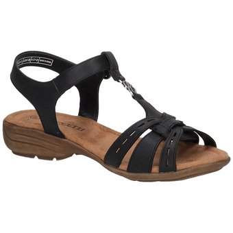 Puccetti Sandale in schwarz