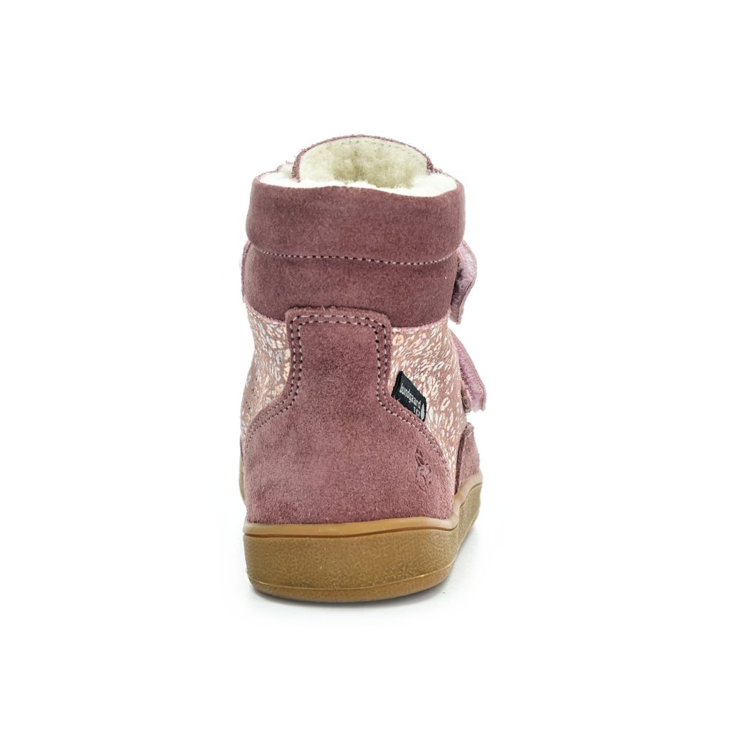 Bundgaard Basil Strap II Tex Rose Shell Winterbarfußschuhe