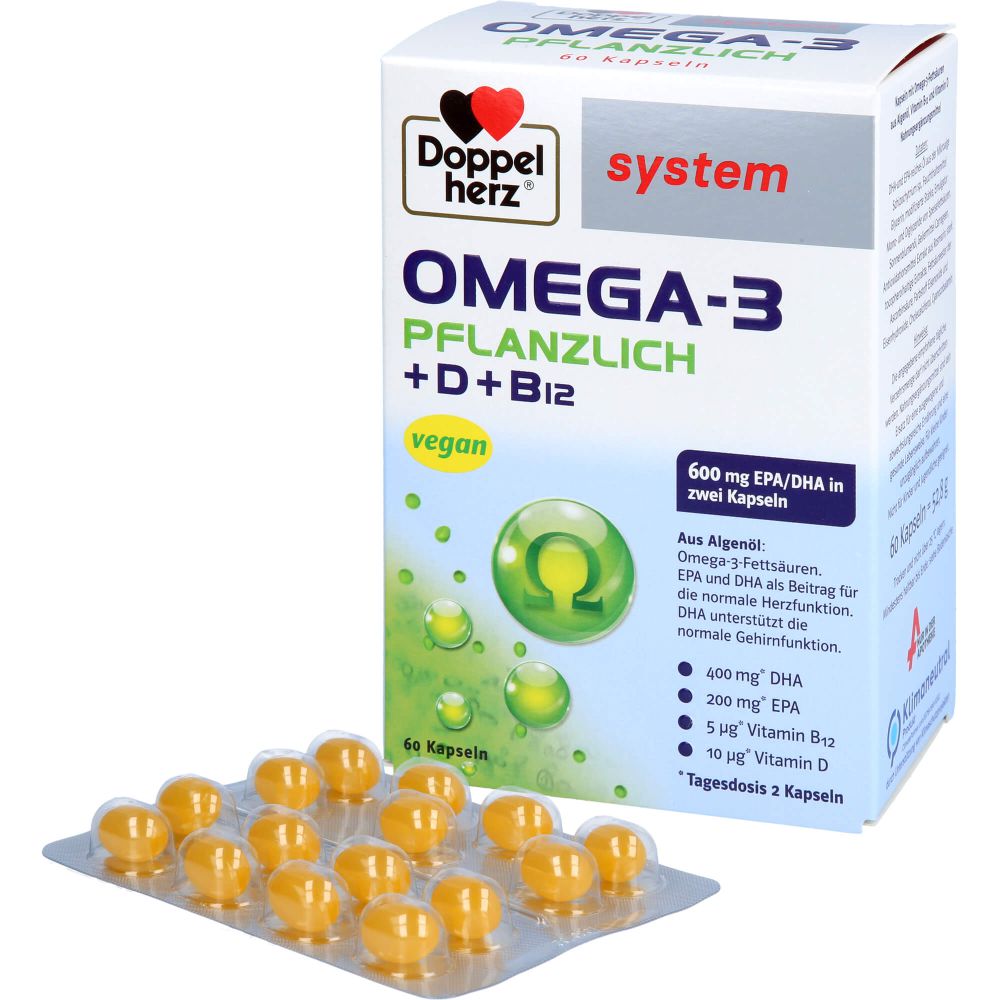 system Omega-3 Pflanzlich + D +B12