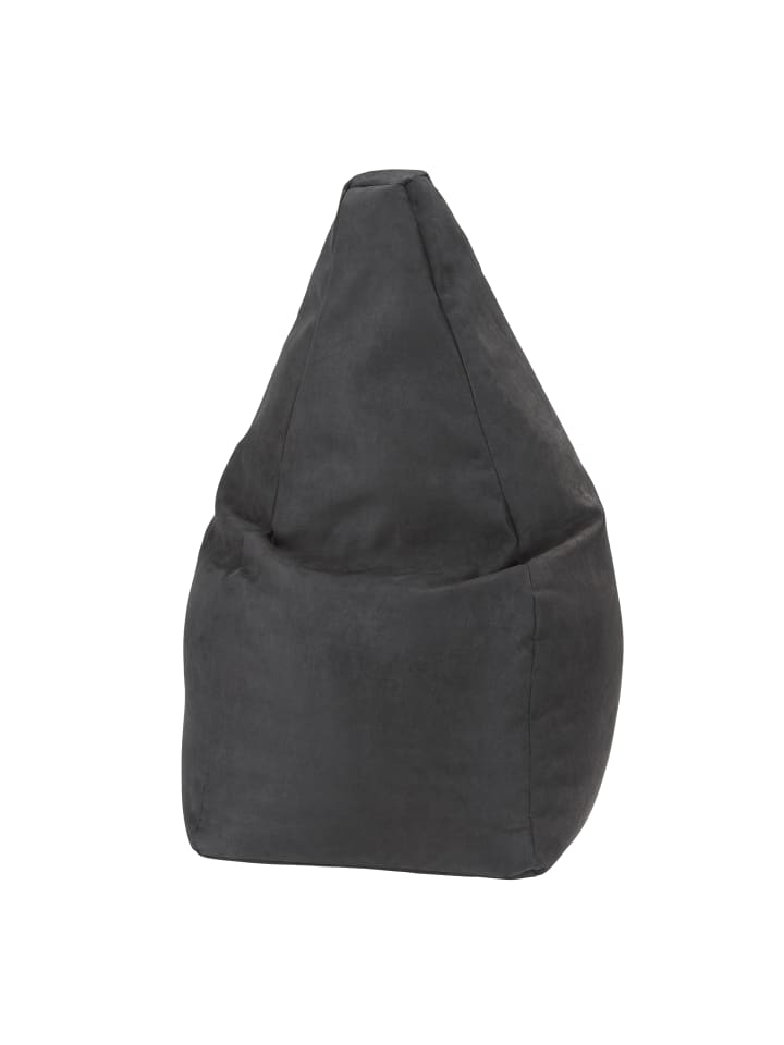 Linke Licardo Sitzsack Noble Soft in anthrazit günstig kaufen onesize