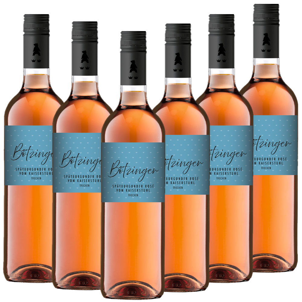 Winzergenossenschaft Bötzingen Der Bötzinger - Spätburgunder Rosé QbA trocken - 6er Karton