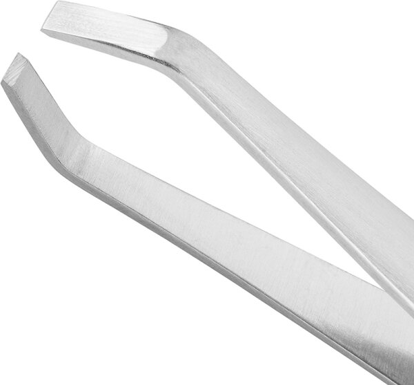 ZWILLING Beauty Premium Pinzette, abgewinkelt - silver Pinzette