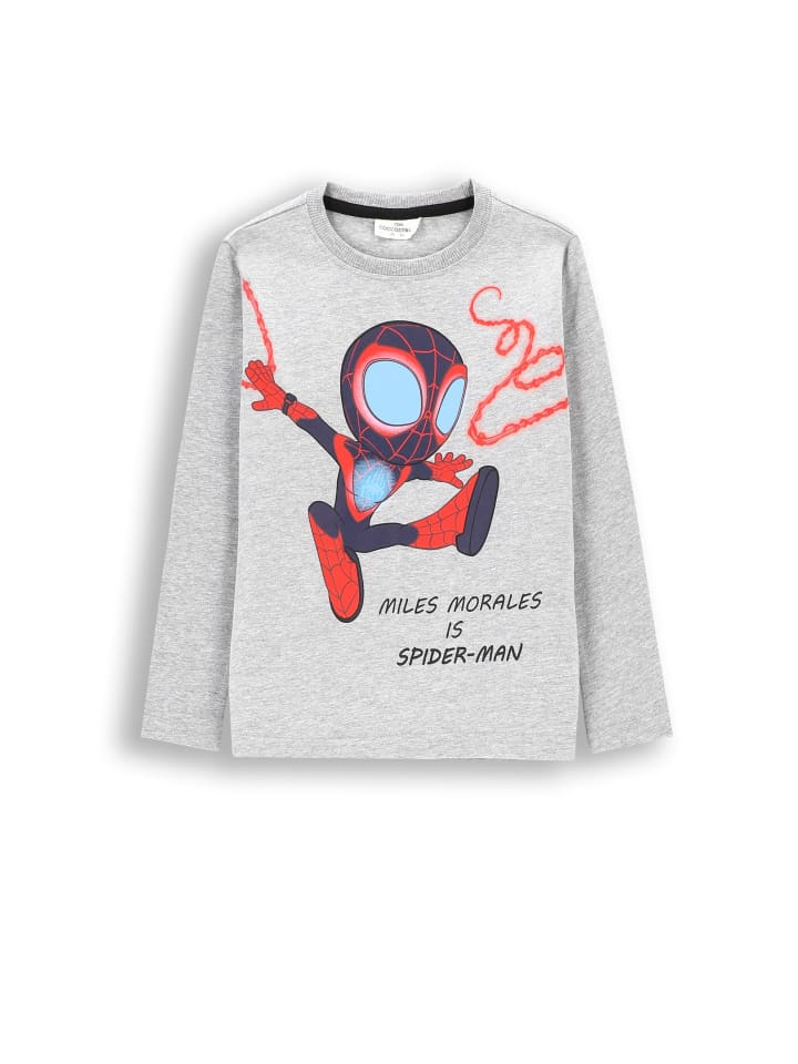Coccodrillo T-Shirt mit langen Ärmeln in grau günstig kaufen