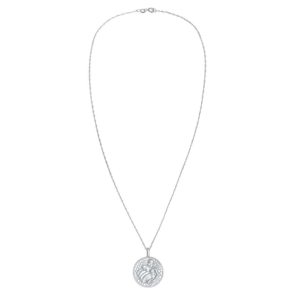 Elli Elli Collier Zodiaque féminin Verseau Pièce de monnaie antique Trend Astro en arg Bijoux