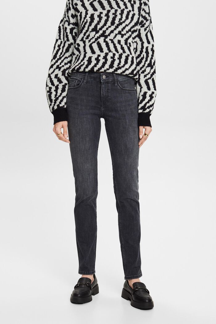 Jeans mit schmaler Passform und mittelhohem Bund