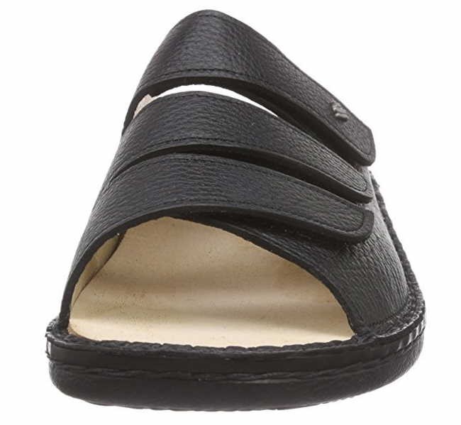 FINN COMFORT Pantoletten schwarz Korfu schwarz Bison