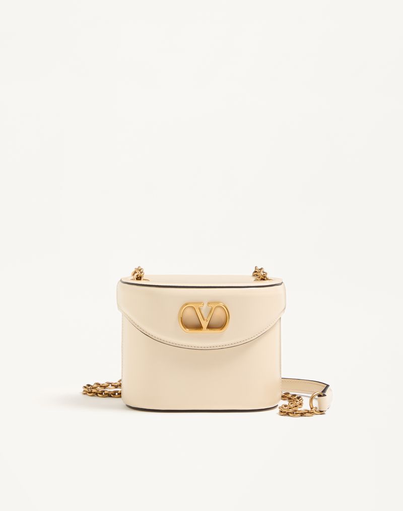 Valentino Garavani Vain Vanity-taske i skinnende kalveskind