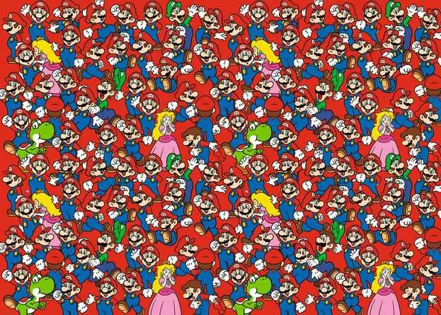Puzzle 1000 Teile - Challenge Super Mario