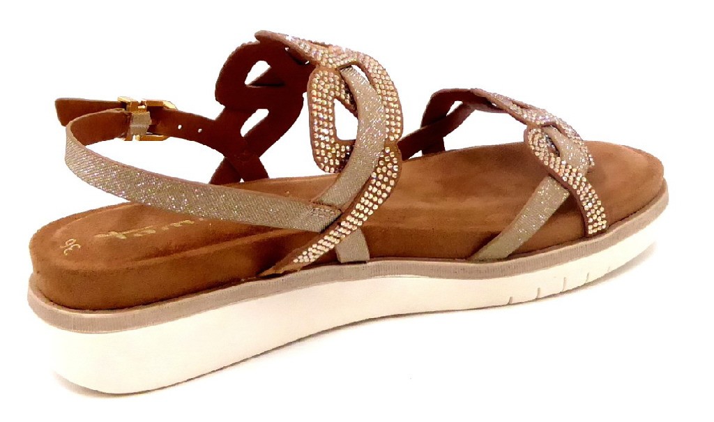 TAMARIS Komfort Sandalen silber