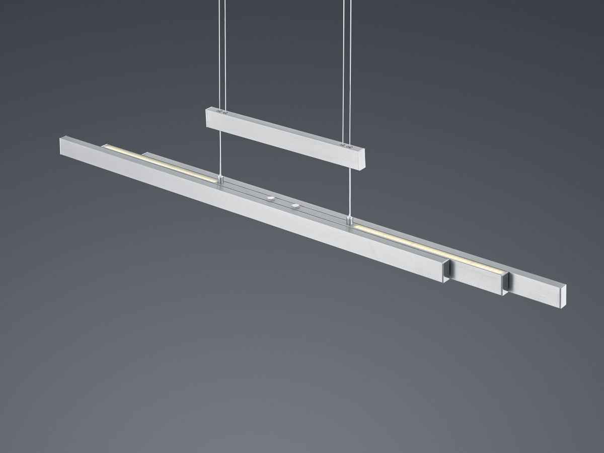 TRIO LED Pendelleuchte Trajan Nickel