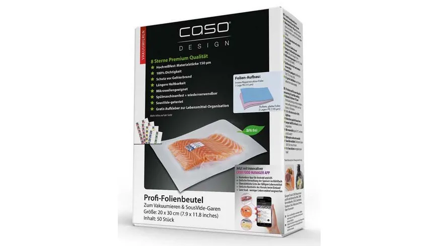 CASO Design Profi-Folienrollen 20x30cm