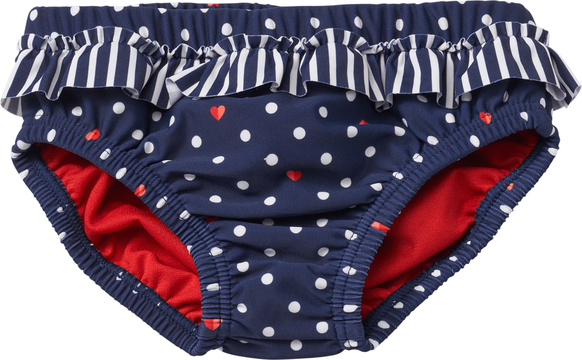 Schwimmwindel mit Punkte-Muster, blau, Gr. 86/92, 1 St