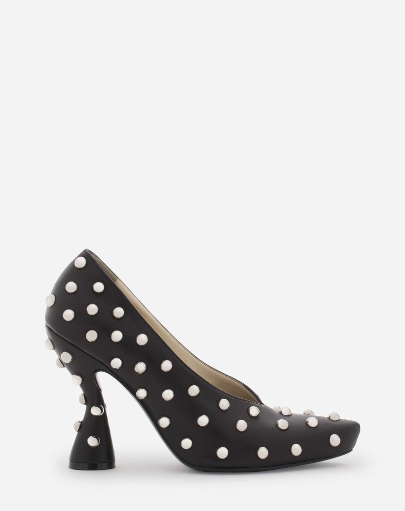 ESCARPINS MUSE EN CUIR AVEC STUDS