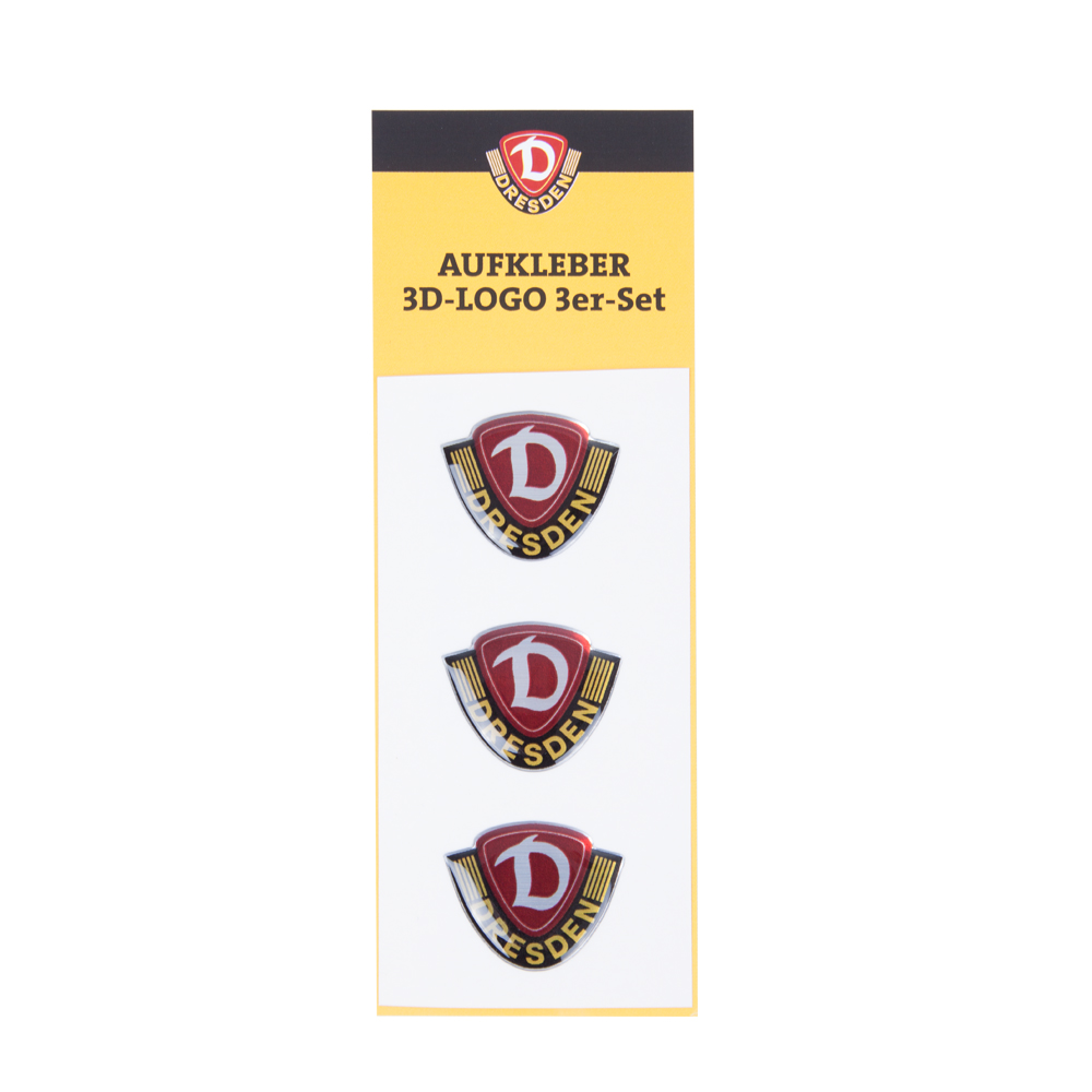 Aufkleber 3D WAPPEN (3er Set)