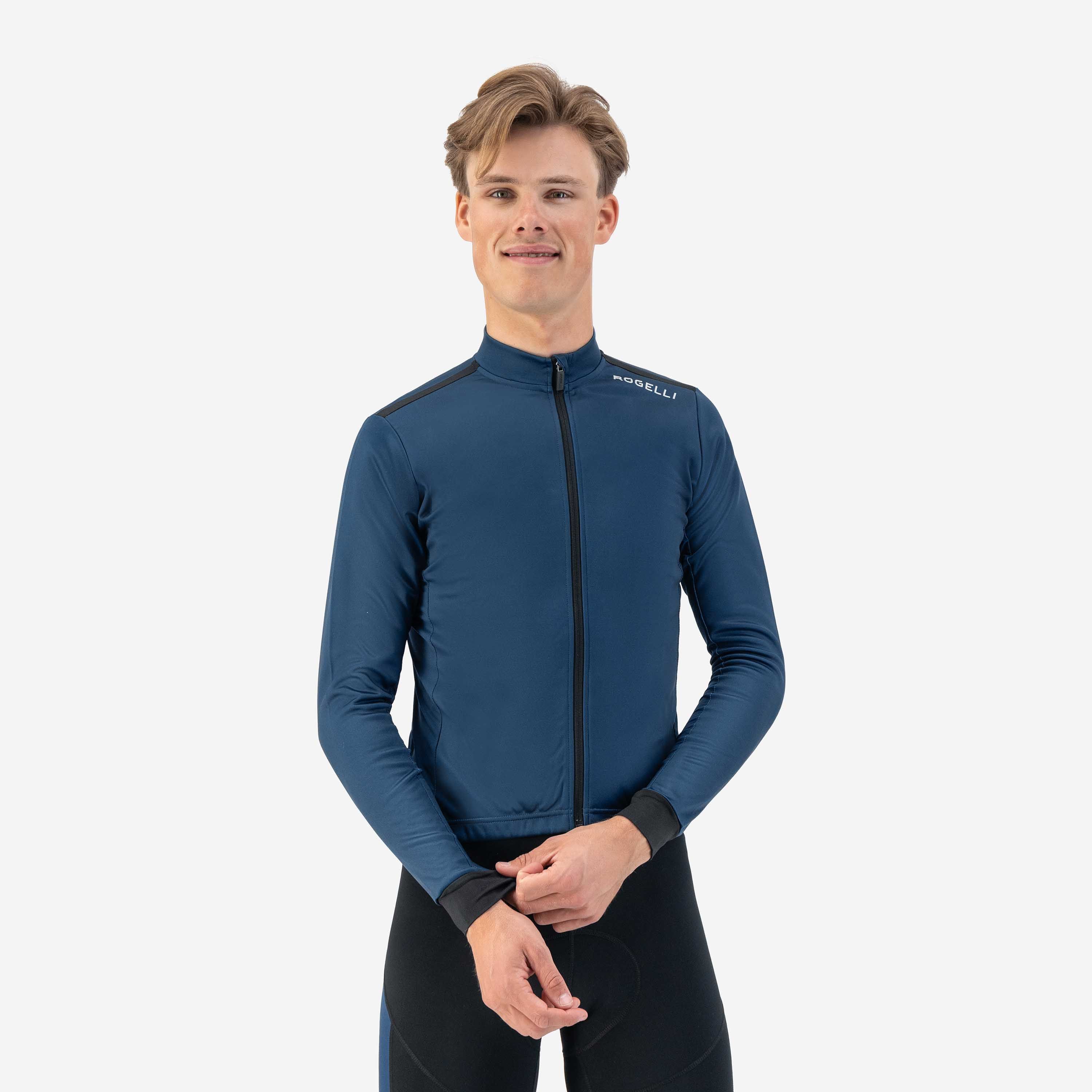 Rogelli Core Marine Herren Radtrikot Langarm