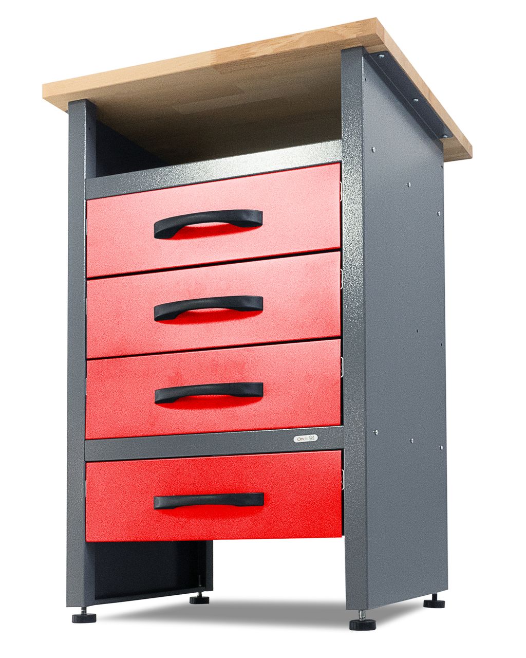 Ondis24 Kraft Werkzeuge Werkbank Werktisch Bernd Plus 95cm rot