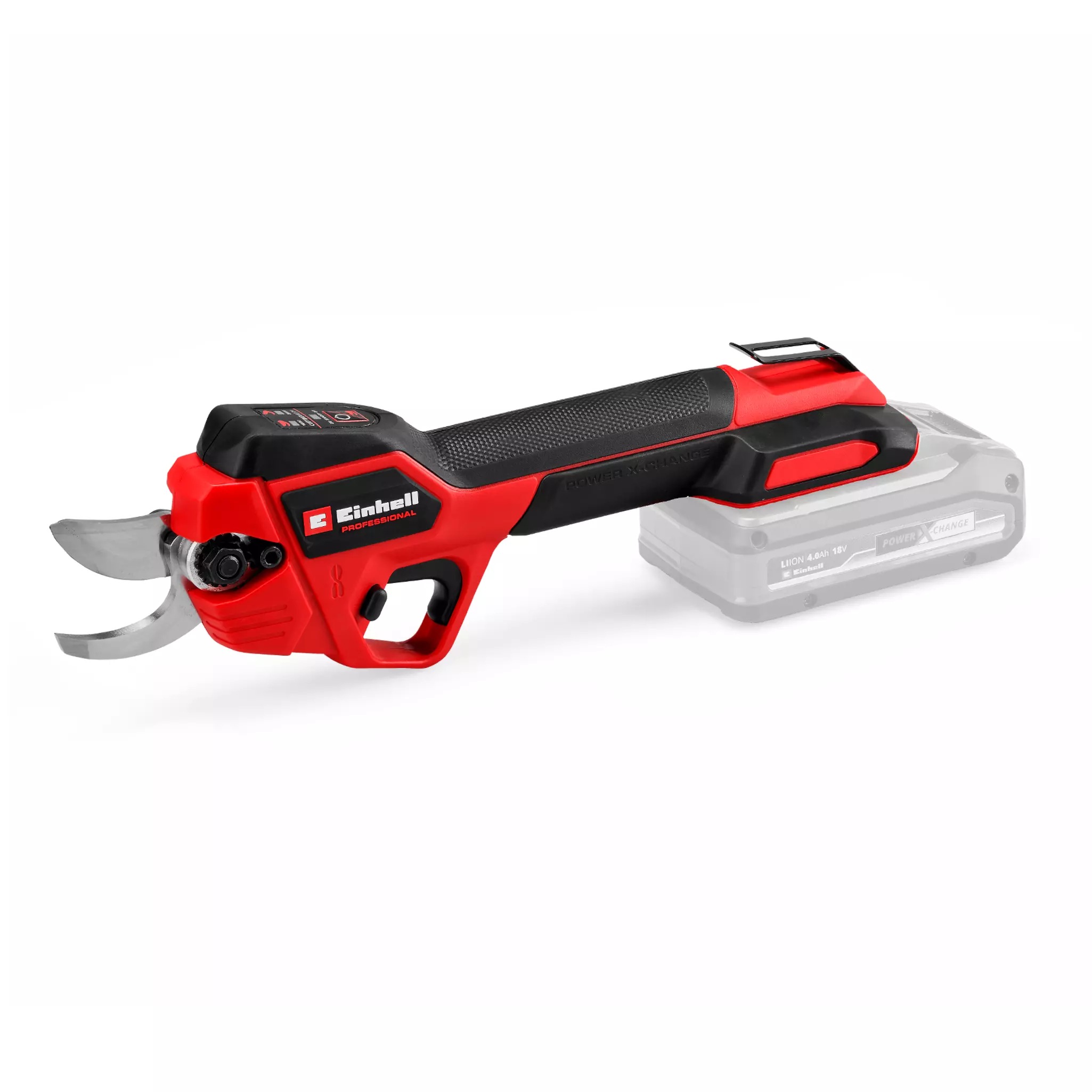 Forbici da potatura a batteria Einhell 3408320 GP-LS 18/28 Li BL Solo, batteria e caricabatterie esclusi, nella confezione.