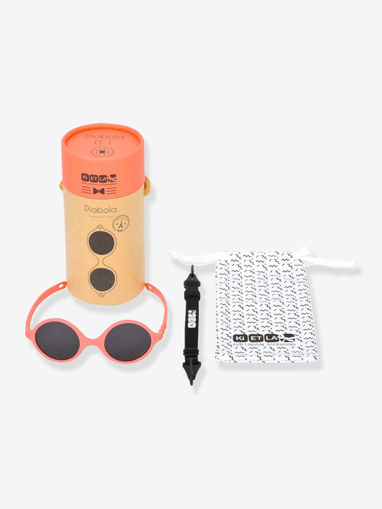 Ki-et-la Baby Sonnenbrille DIABOLA 2.0 KI ET LA, 0-1 Jahre - rosa