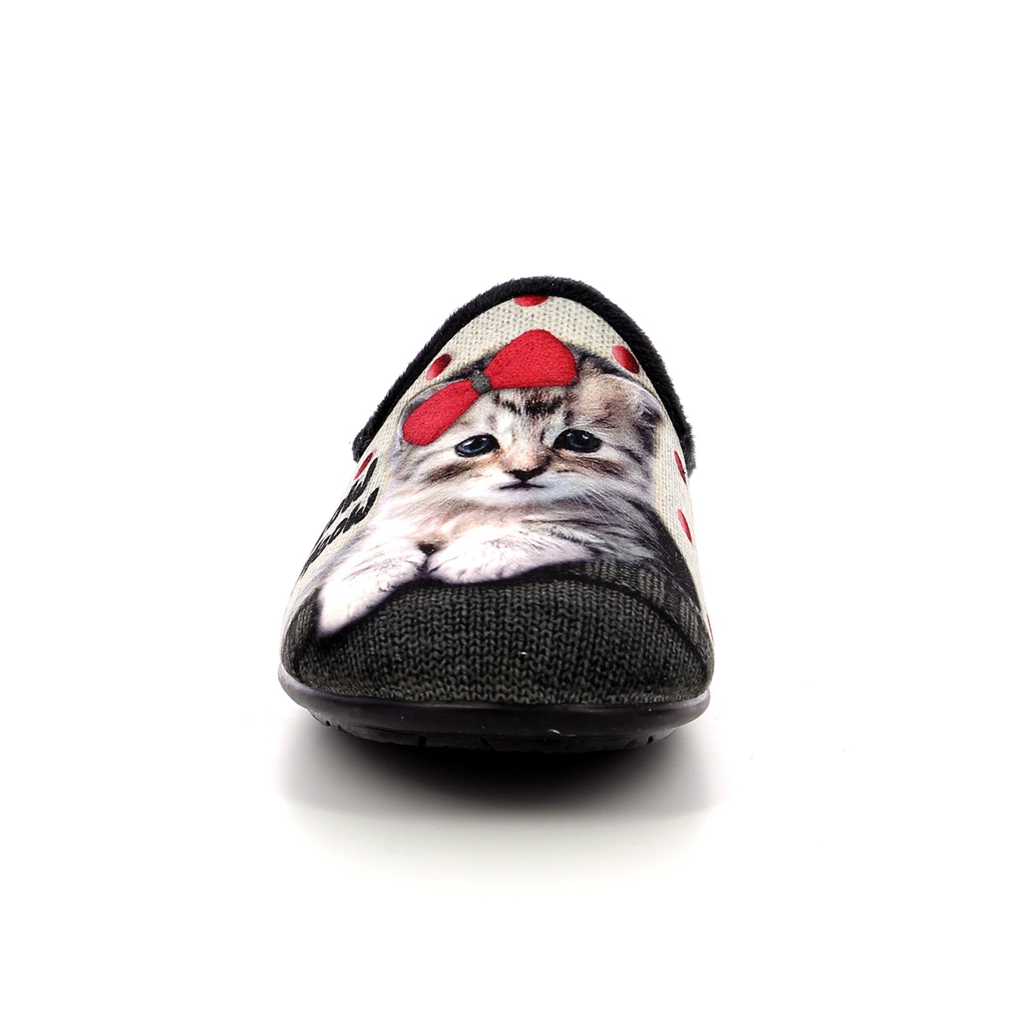 Chaussons forme mule motif chat SOFTFLEX
