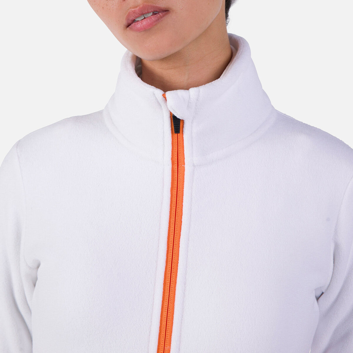 Damenfleecejacke mit durchgehendem Reißverschluss Strawpile