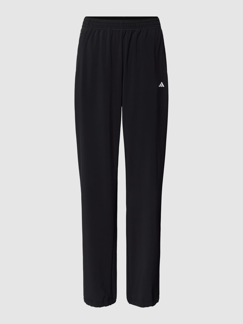 Sweatpants mit seitlichen Eingrifftaschen in schwarz