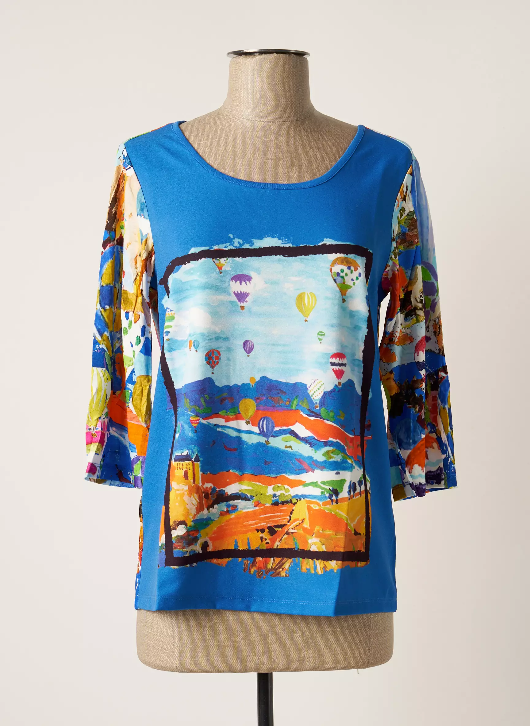 Maloka Tops Femme couleur bleu