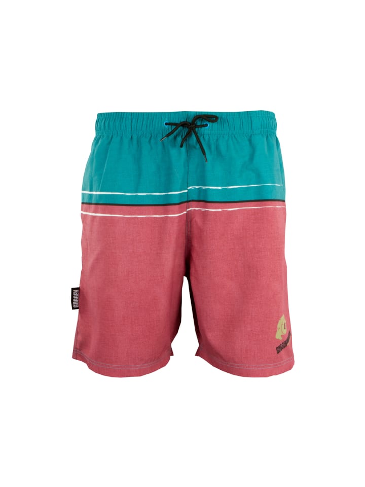 GUGGEN MOUNTAIN Badehose für Herren in rot in rot günstig kaufen
